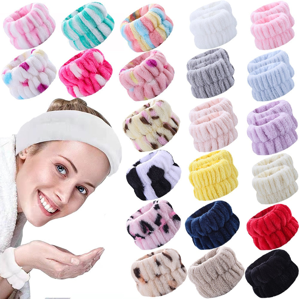 Microfiber Wrist Spa Wash Bands